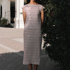 Striped Midi Dress