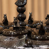 Chess Knight Dry fruit rotating platter