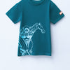Boys Cap. Amarica Graphic T-Shirt
