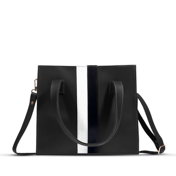 Baku 3 Pcs Black women's wallet & clutch in black by Bag X