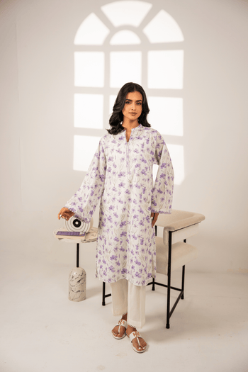 Floral Ink Kurta
