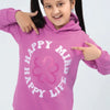 Girls Happy Hooded Top