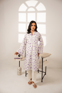Floral Ink Kurta