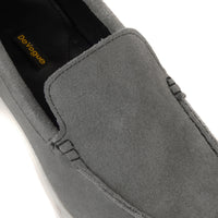 LP-01 Grey loafers with white sole - DeVogue