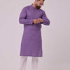 Light Purple Cotton Kurta