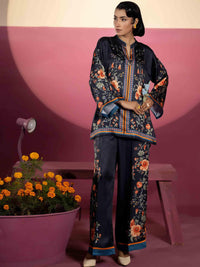 2 PIECE - EMBELLISHED SILK SUIT - Rabazka