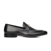 Black Cow Leather Formal Loafer Style