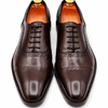 R-Italian Royal Italian Brown Formal Laced Shoe