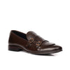 Croco Cow Leather Casual Double Monk Style