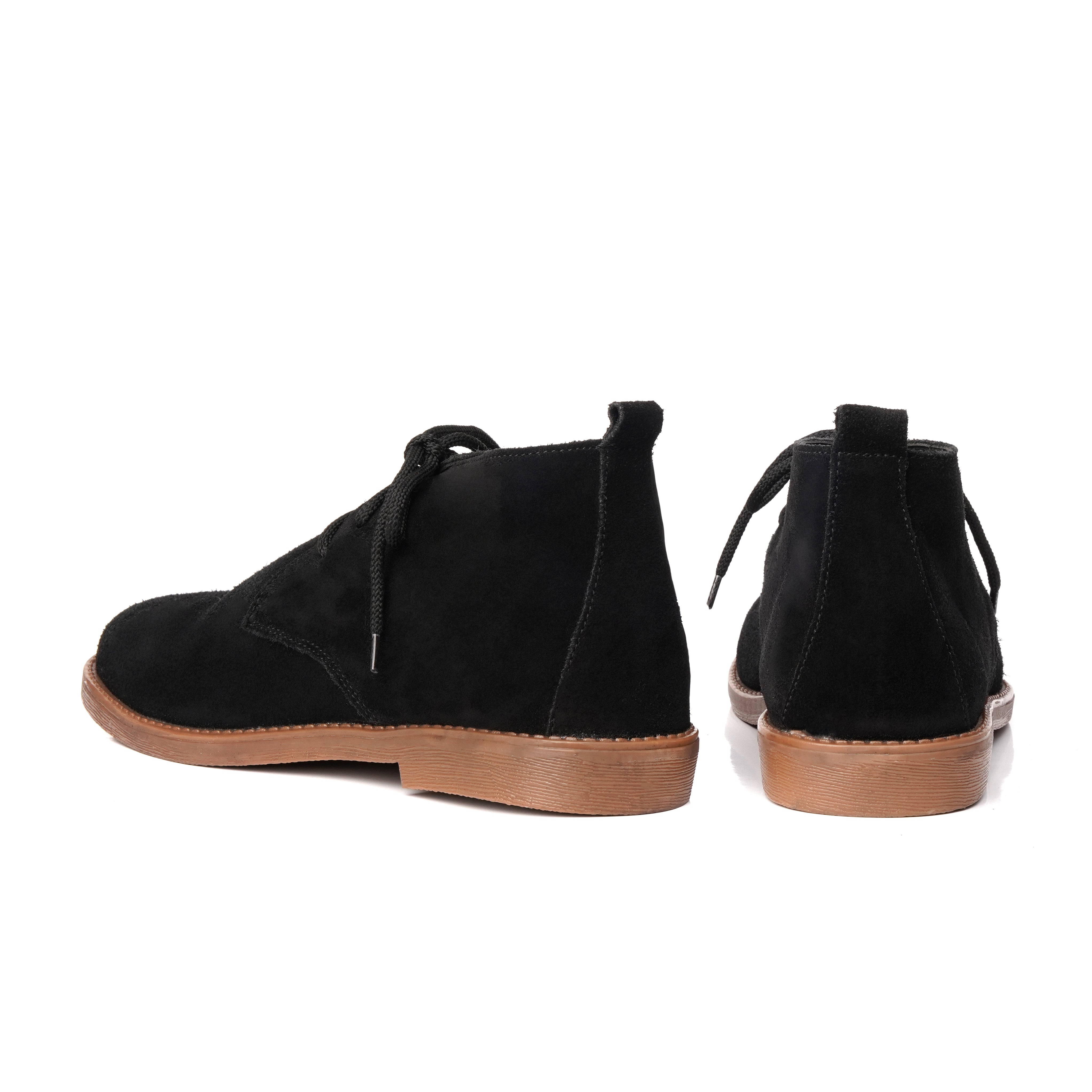 SKU: 1002- Black Suede Shoes - DeVogue