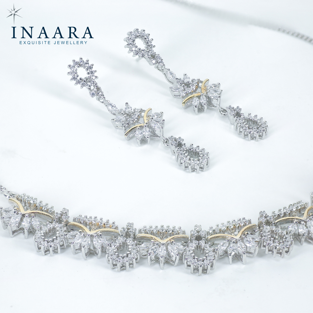 Ethereal Frost Necklace Set
