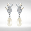 White Droplet Earrings