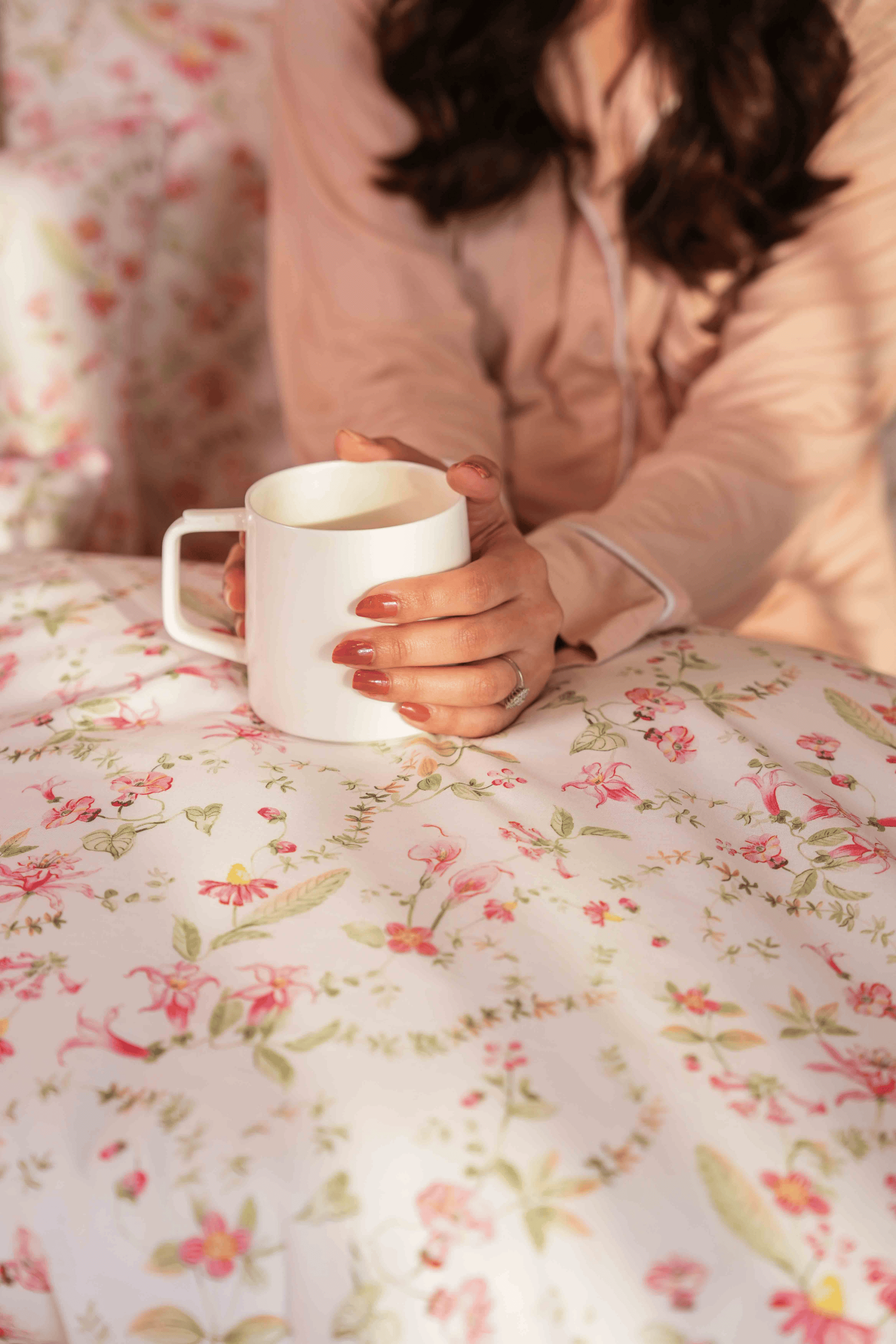Dainty Blossom Percale Duvet Cover Set – view 10