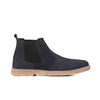 8017-Blue Suede Chelsea Boots