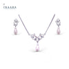 White Pearl Necklace Set