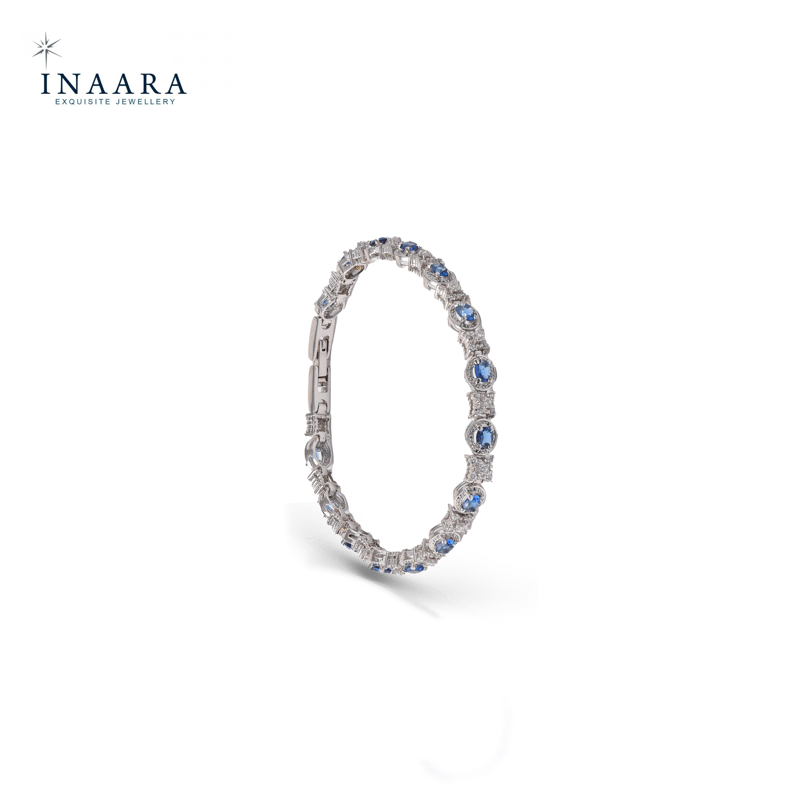 Blue Oval Bracelet