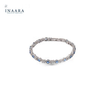 Blue Oval Bracelet