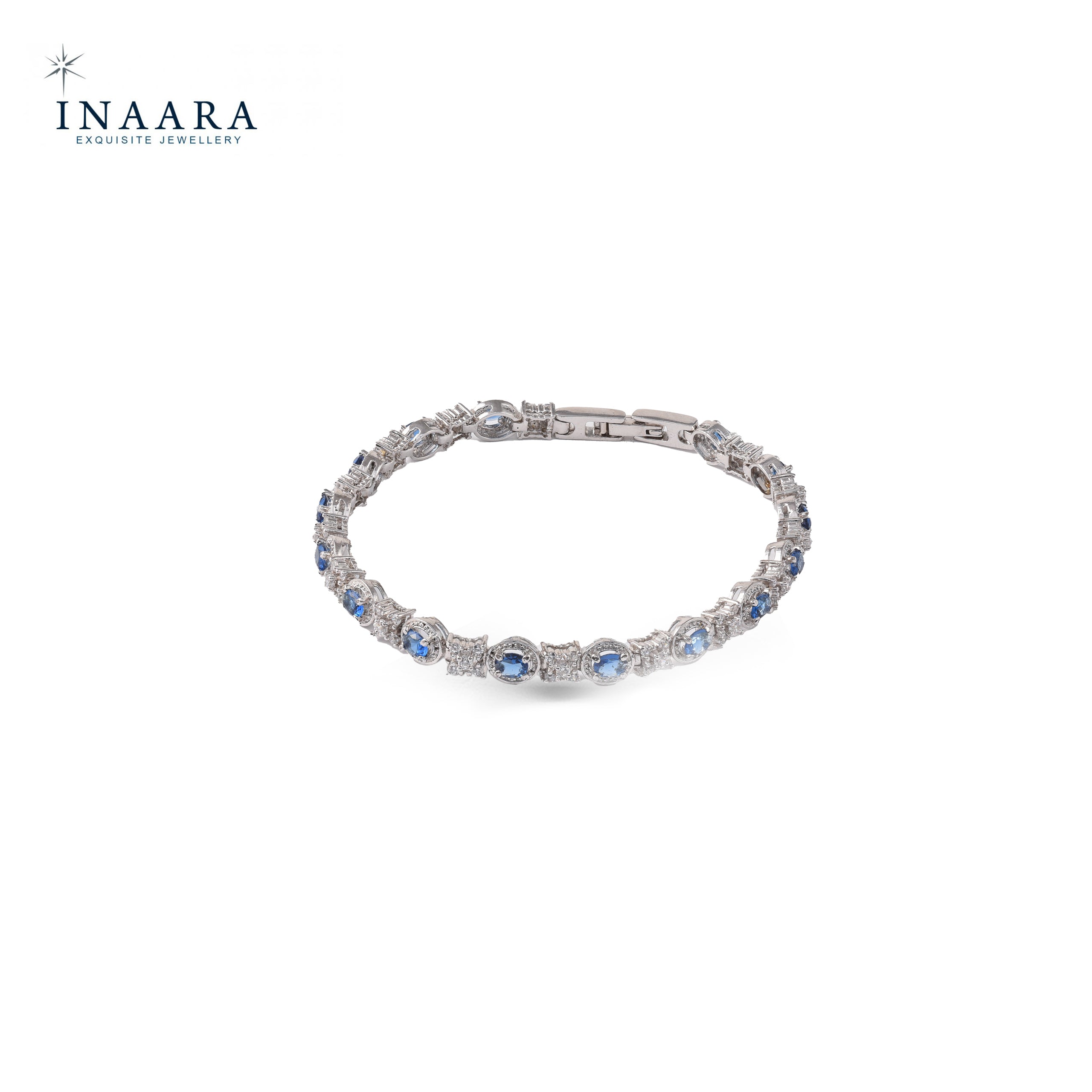 Blue Oval Bracelet