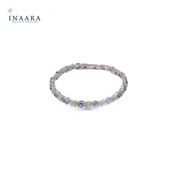 Blue Oval Bracelet