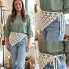 Crochet Waist Bandana – Handmade Boho Waist Wrap Belt