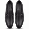 4005-Black Mild Leather Rubber Sole