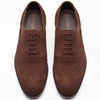 Ry-Brown Royal Italian Suede Brown Brogue Formal Laced Shoe