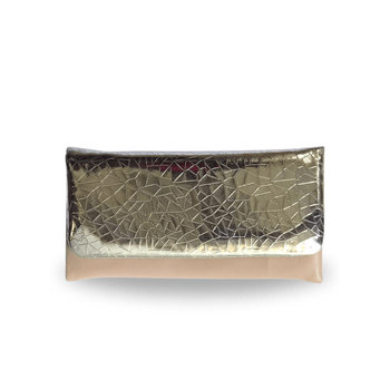 Mimi Wallet Gold women's wallet & clutch in gold by Bag X