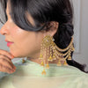 Vintage Violet Polki Sahara Copper Earring