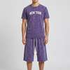 Graphic Washed T-Shirt & Short
