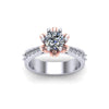 Eternal Bloom 1-Carat Moissanite Diamond Ring