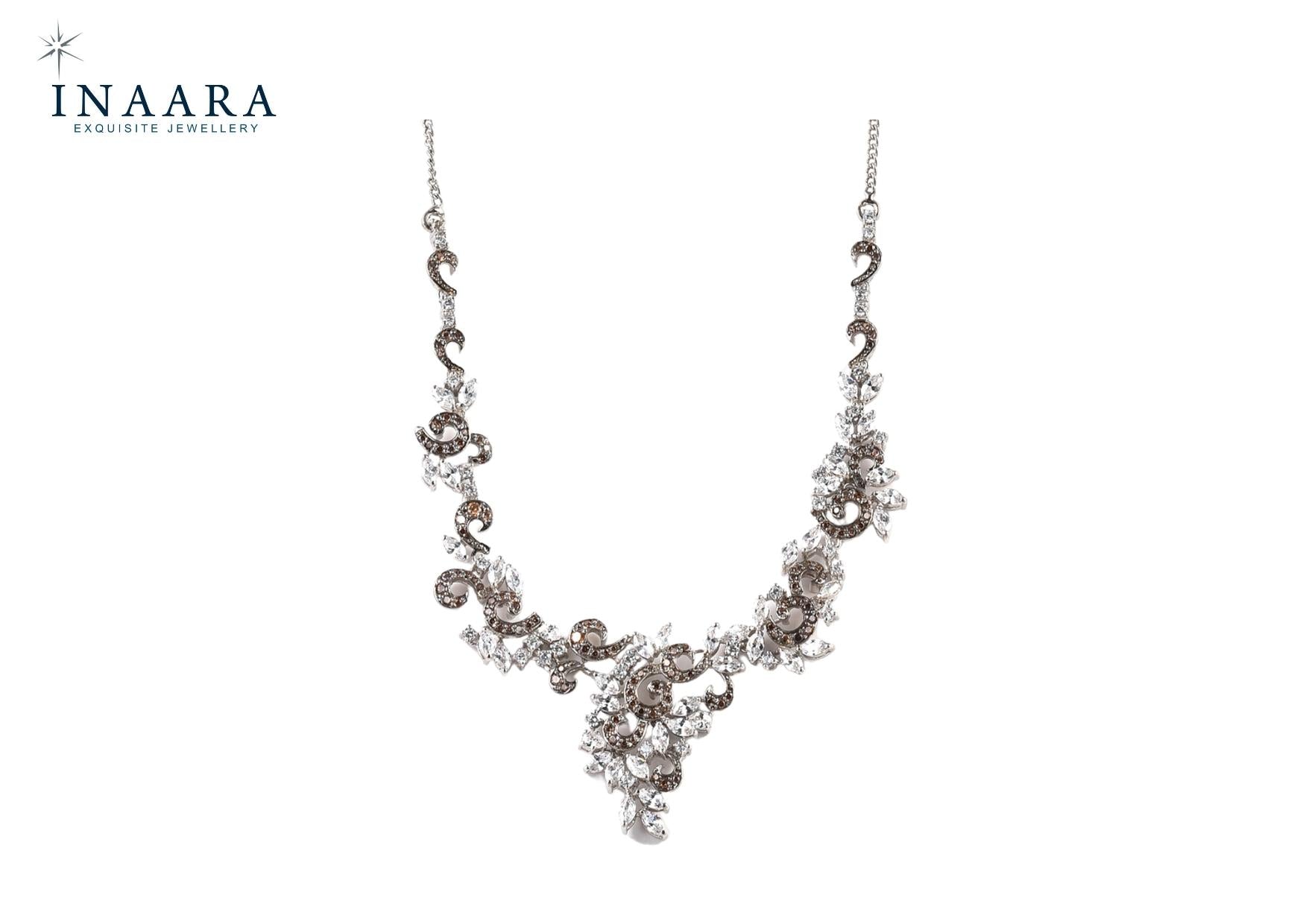 Dual-colored Spiral Necklace Set