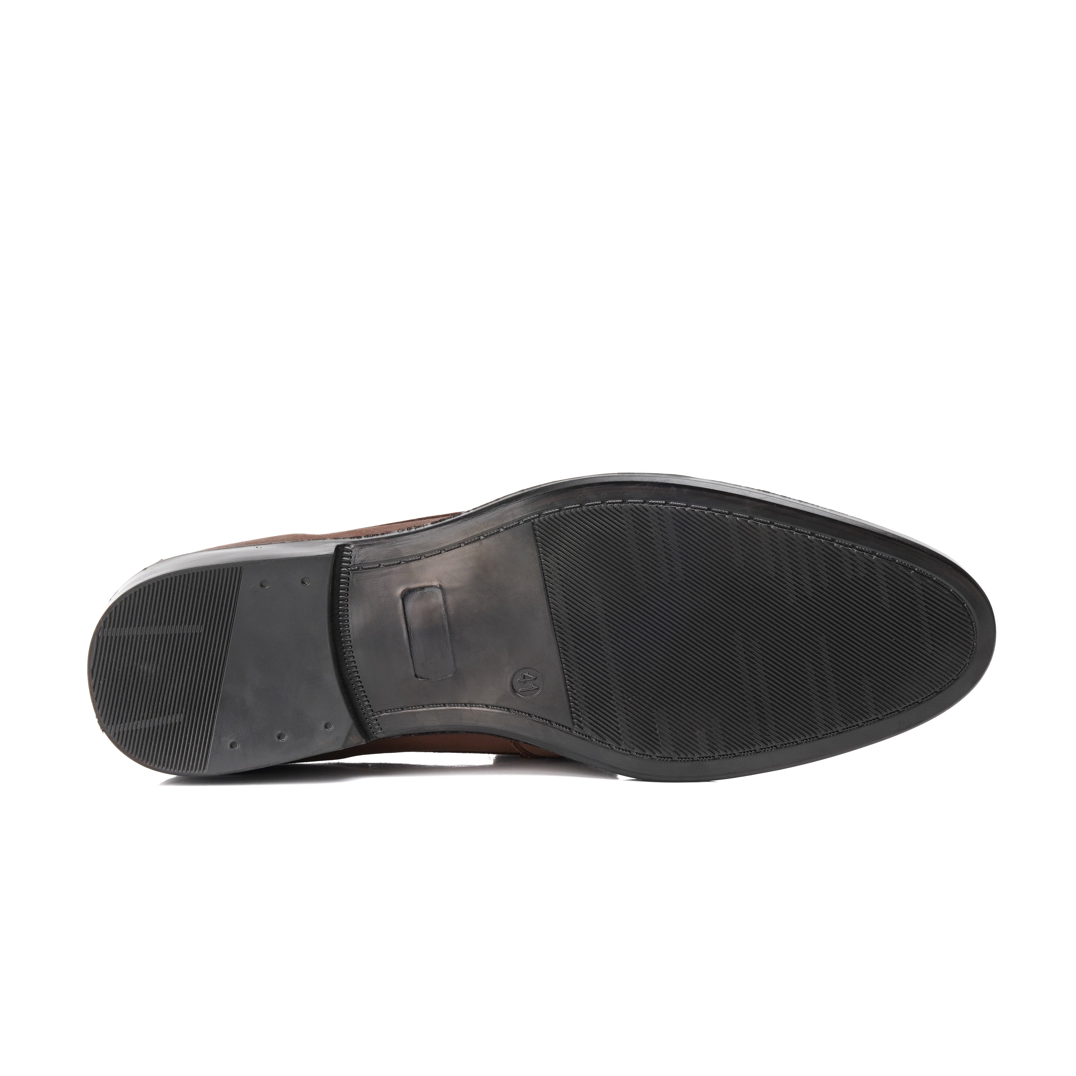 ST-05-Shaded Cow Leather Horse bit Formal Loafer Style In Rubber sole - DeVogue