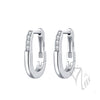Lock Earrings - Silver