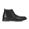 Sku:8010-Black Cow Leather Chelsea Boots