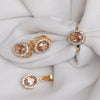 Champagne Oval with Ring