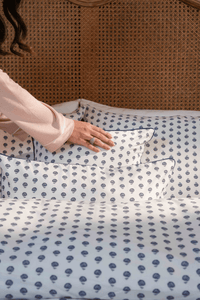 Indigo Medallion Percale Pillows & Cushions – view 5