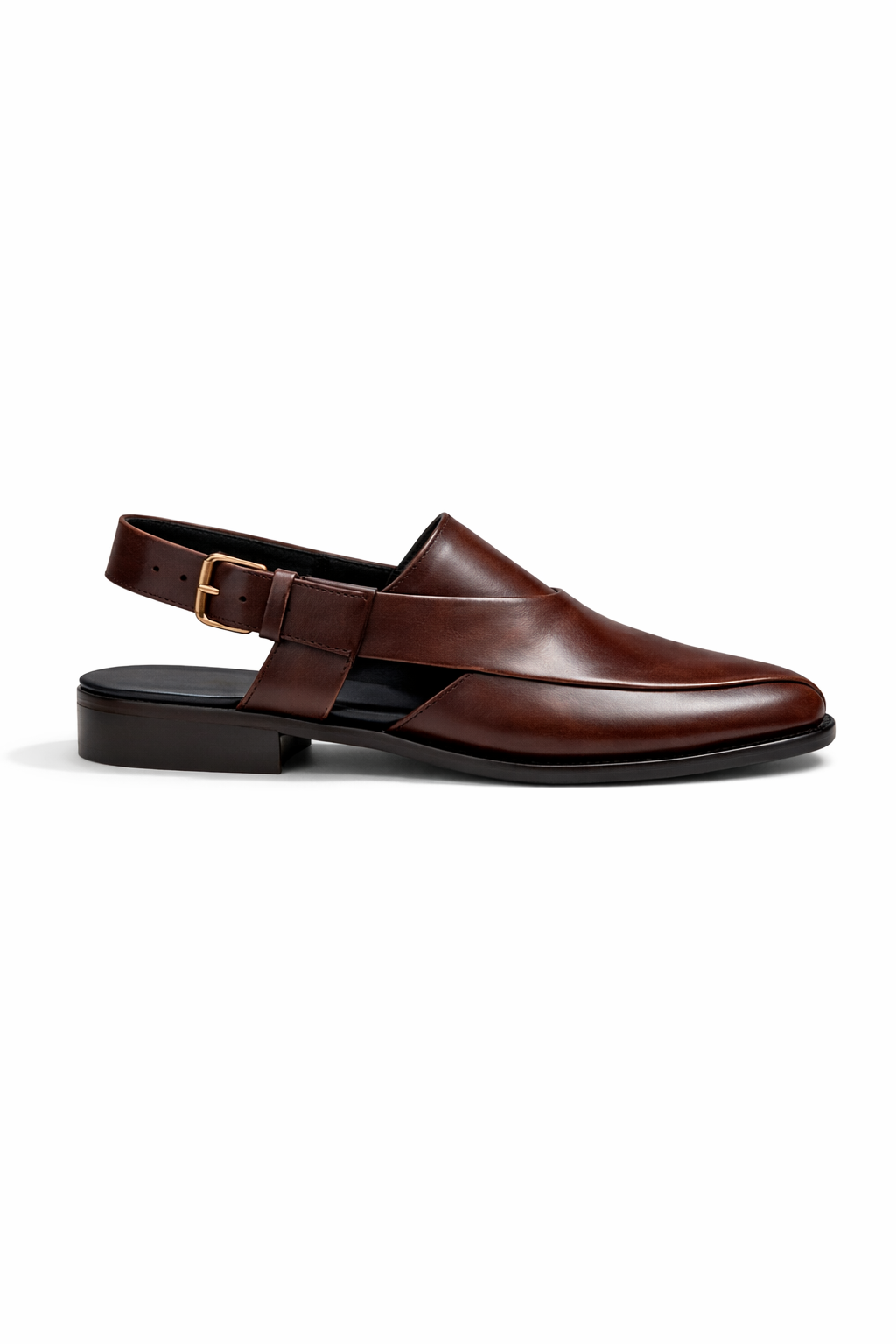 CL-02 Brown Peshawari Chappal - DeVogue