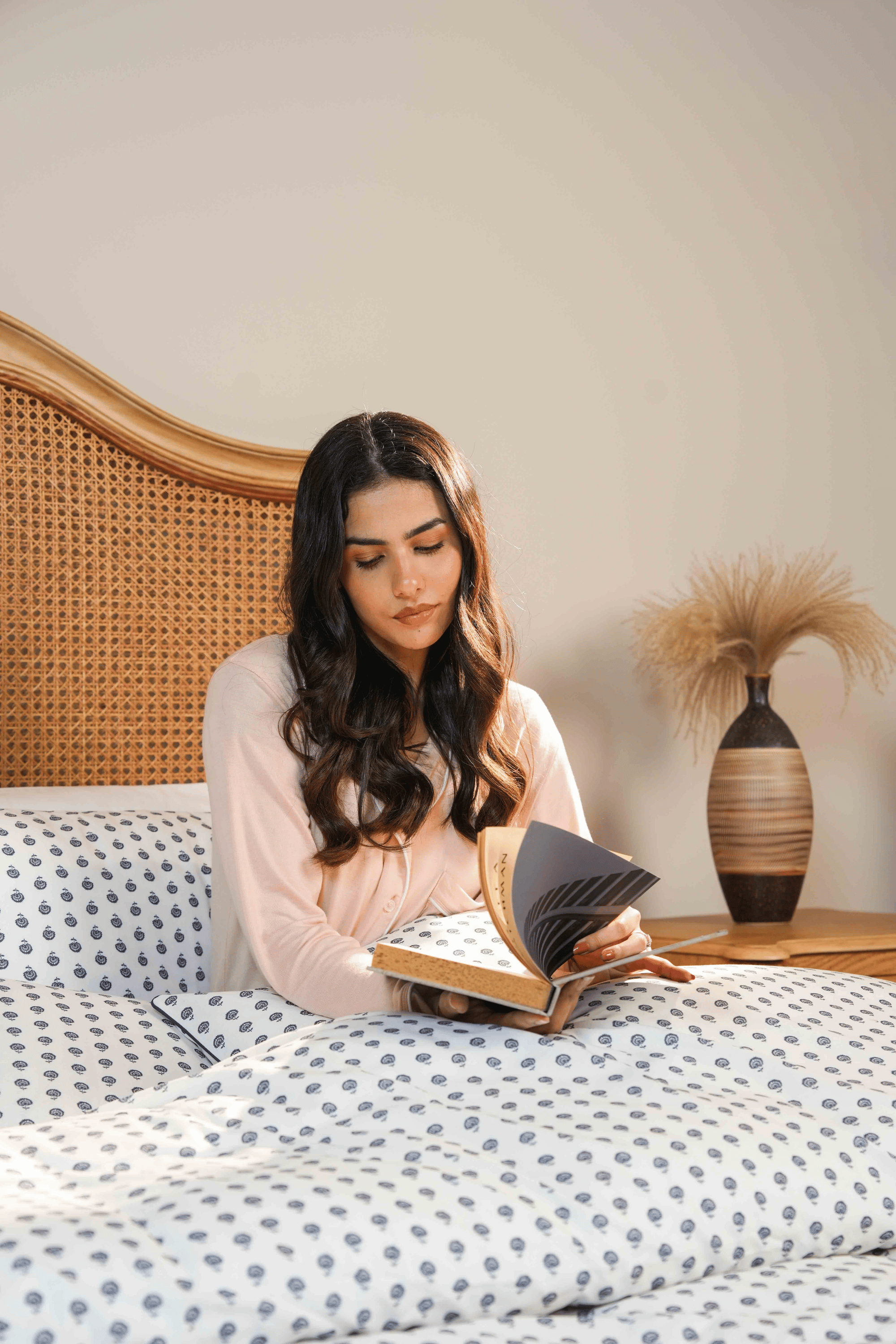 Indigo Medallion Percale Pillows & Cushions – view 6
