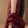 Deep Rouge - Printed Lawn Suit