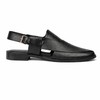 Cl-03 Black Peshawari Chappal