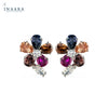 Multi Color Zircon Earrings