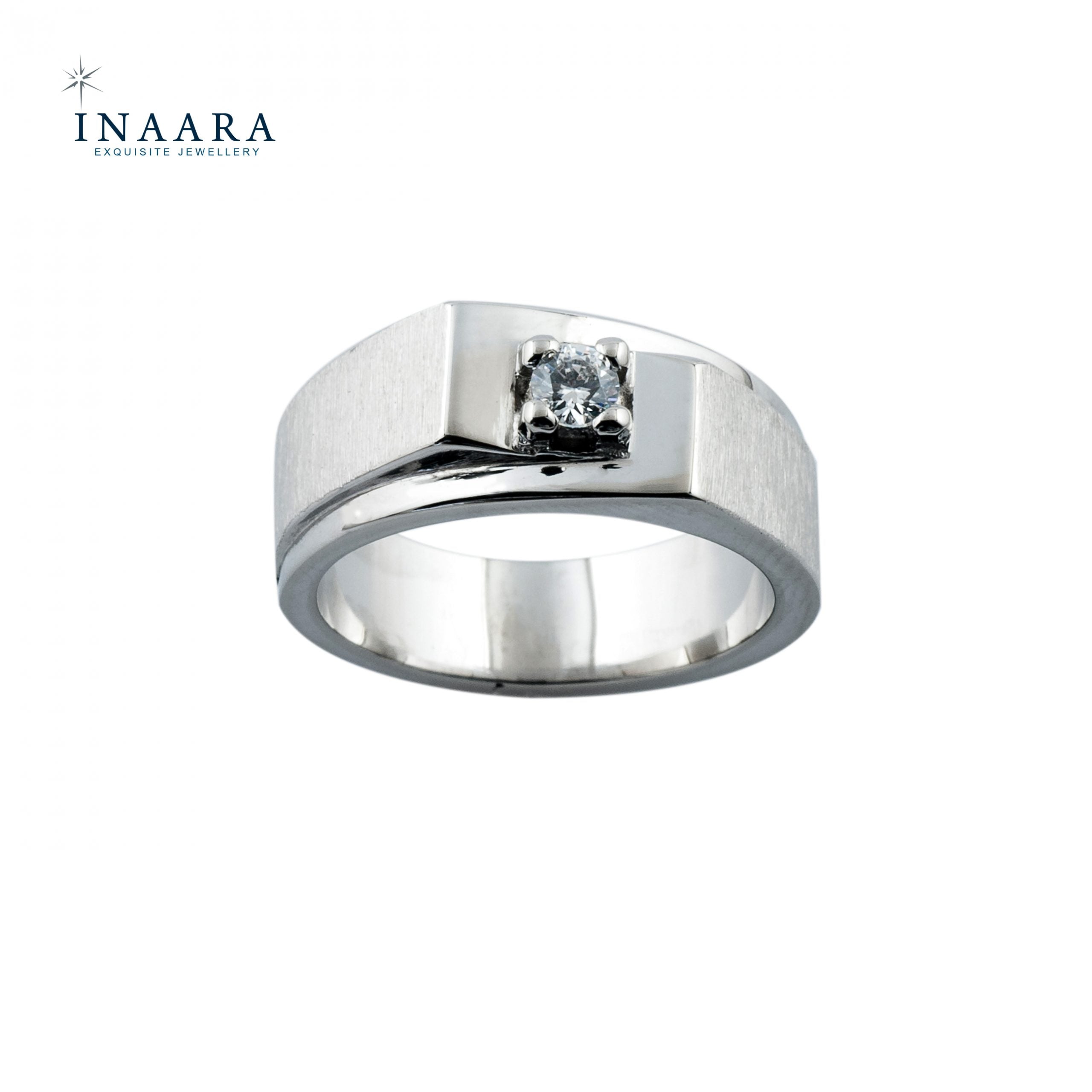 Descent Solitaire Ring