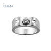 Wavy Solitaire Ring