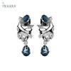 Blue Sapphire Lines Earrings