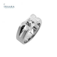 Wavy Solitaire Ring