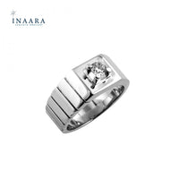 Lining Solitaire Ring