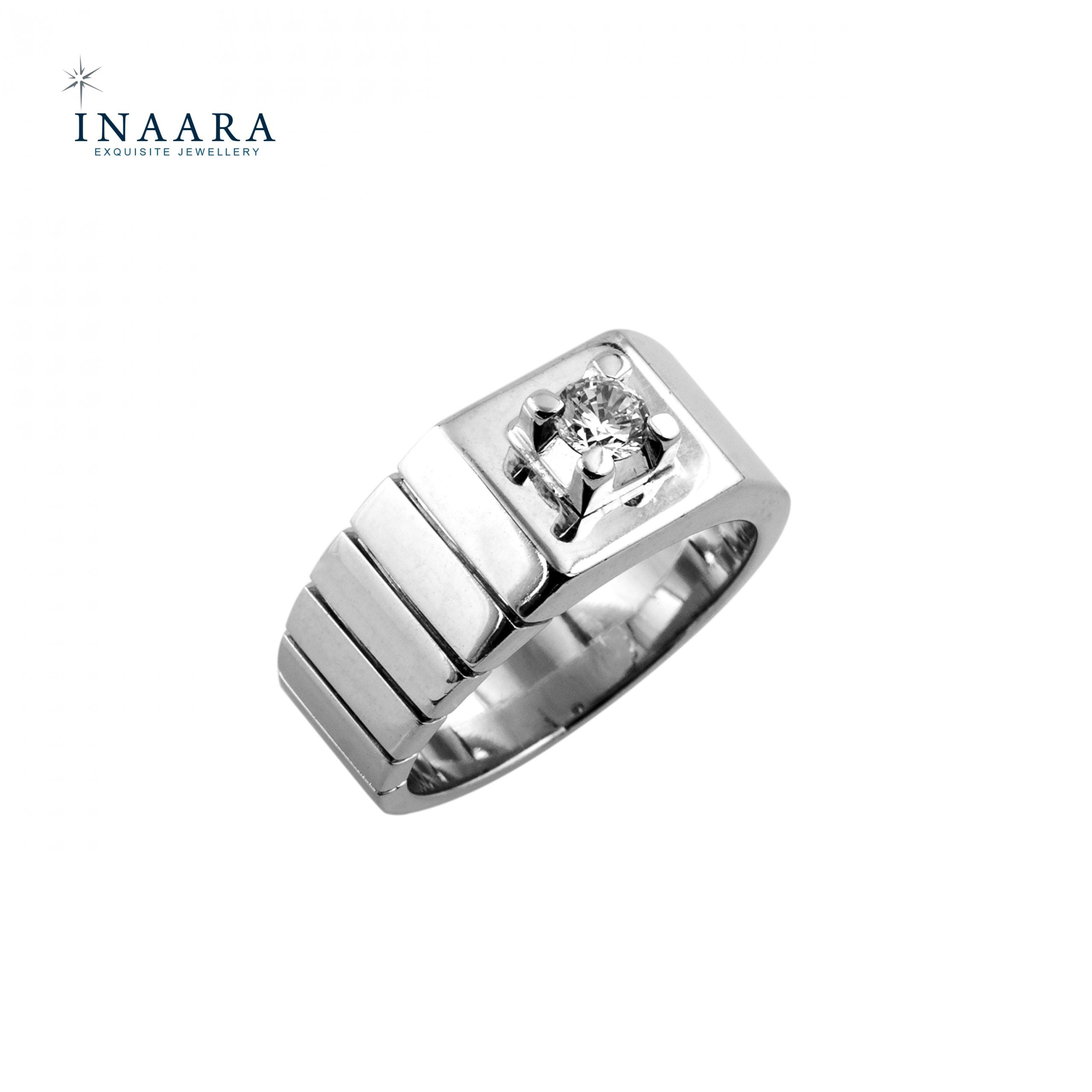Lining Solitaire Ring