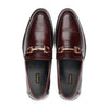 Maroon Cow Leather Horse Bit Formal Loafer Style
