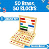 Abacus Study Block, 50 Beads And 30 Blocks [Wt-977]