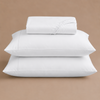 Tencel Cooling White Fitted Sheet Set